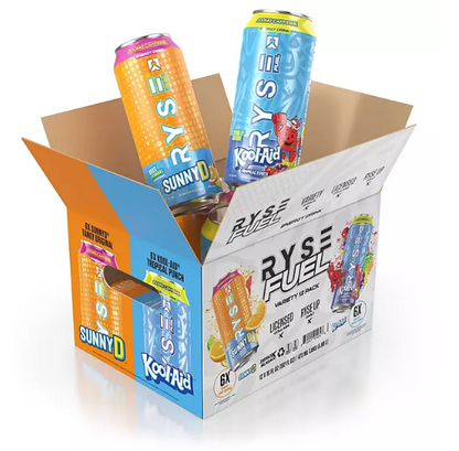 RYSE Fuel Energy Drink Variety Pack (16 fl. oz., 12 pk.)