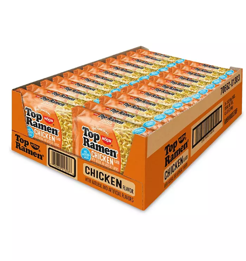 Nissin Top Ramen, Chicken Flavor (3 oz., 24 pk.)