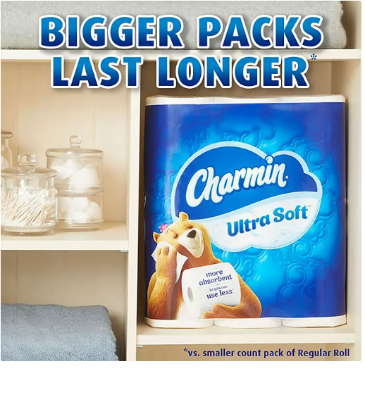 Charmin Ultra Soft Toilet Paper Super Plus Rolls (201 sheets/roll, 32 rolls)