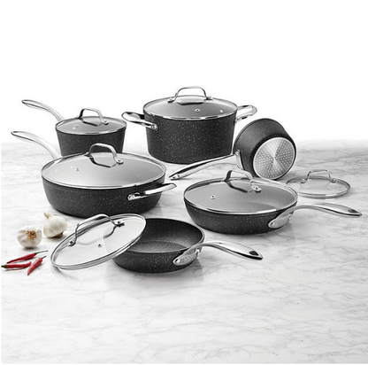 The Rock by Starfrit 12-Piece Cookware Set