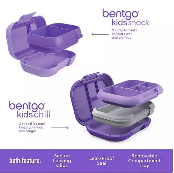 Bentgo Kids Chill Lunch box+ Bentgo Kids Snack Box