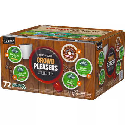 Keurig Crowd Pleasers K-Cup Pod Coffee, Variety Pack (72 ct.)