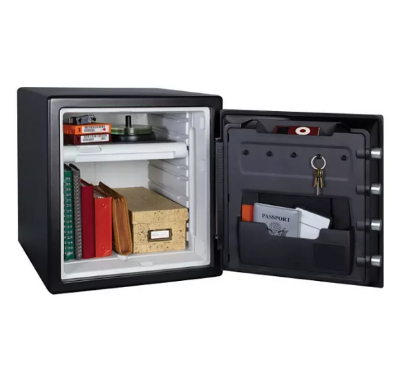 SentrySafe SFW123FTC Fire-Resistant and Water-Resistant Safe with Digital Lock, 1.23 Cu. ft.