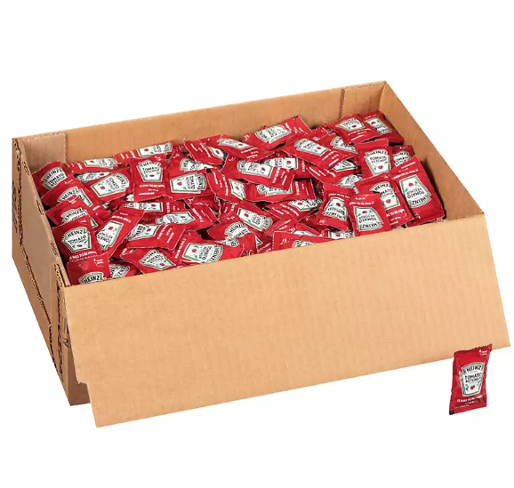 Heinz Tomato Ketchup Single-Serve Packets (500 pk.)