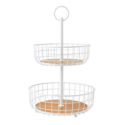 Member's Mark 2 Tier Wire Basket Stand (Assorted Colors)