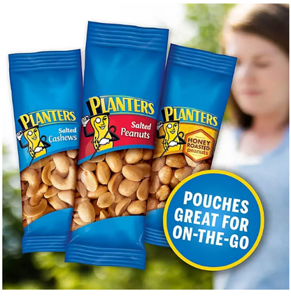 Planters Nuts Cashews and Peanuts Variety Pack (40.5 oz., 24 pk.)