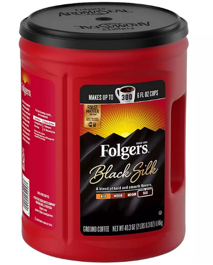 Folgers Black Silk Ground Coffee (40.3 oz.)