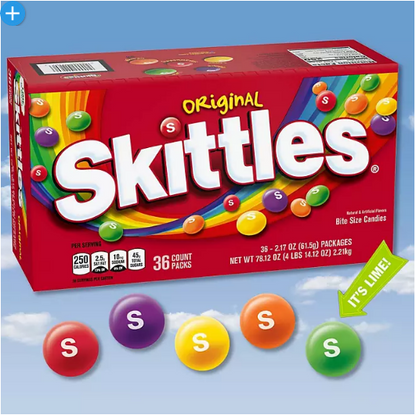 Skittles Original Full Size Fruity Chewy Candy (2.17 oz., 36 ct.)