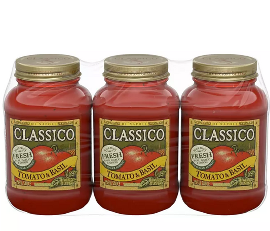 Classico Tomato and Basil Pasta Sauce (32 oz., 3 pk.)