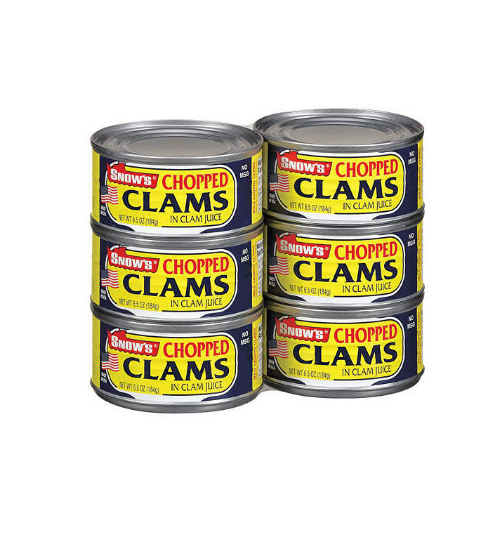 Snow's Chopped Clams (6.5 oz., 6 pk.)