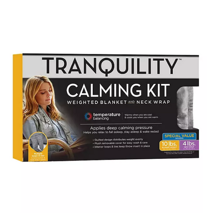 Tranquility Weighted Blanket and Neck Wrap Calming Kit