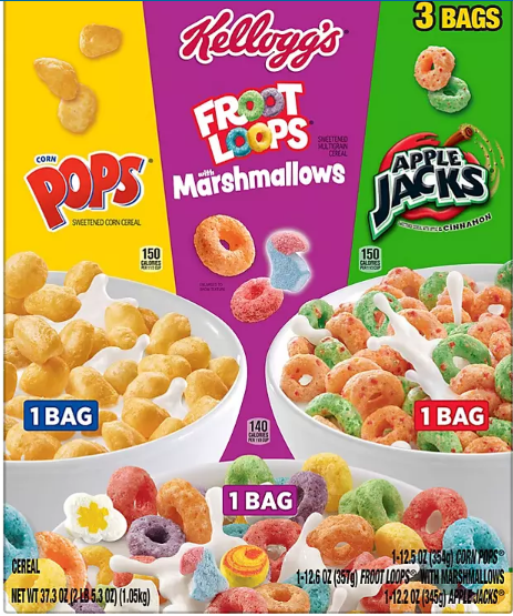 Kellogg's Kids Variety Pack (37.3 oz.)