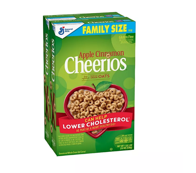 Apple Cinnamon Cheerios (2 pk.)