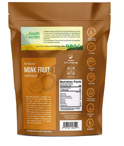 Health Garden Monk Fruit Golden Sweetener (3 lb.)(2 PK)