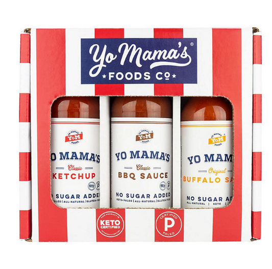 Yo Mama’s Foods Keto Condiments Variety Pack (14 oz., 3 pk.)