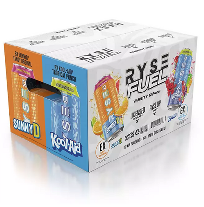 RYSE Fuel Energy Drink Variety Pack (16 fl. oz., 12 pk.)