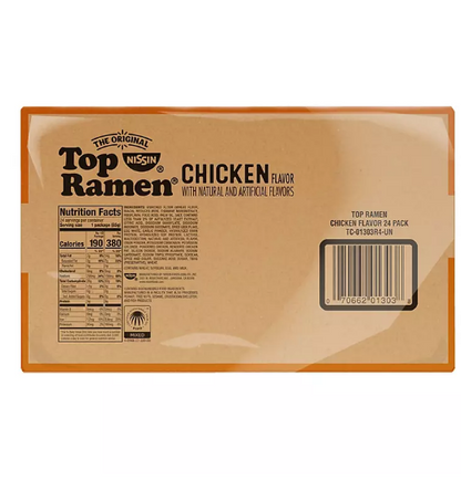 Nissin Top Ramen, Chicken Flavor (3 oz., 24 pk.)