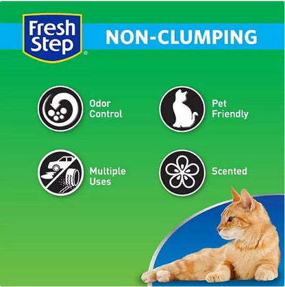 Fresh Step Non-Clumping Premium Clay Cat Litter with Febreze Freshness, Scented (40 lbs.)