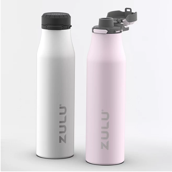 ZULU 26 oz. Stainless Insulated Water Bottle, 2 Pack (Assorted Colors)