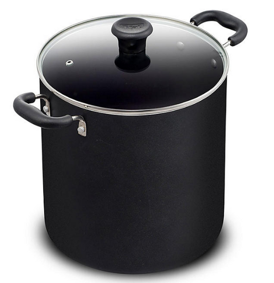 T-fal 12-Quart Nonstick Stock Pot With Lid