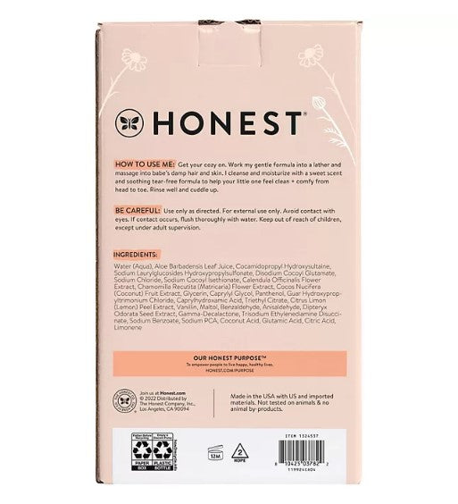 The Honest Company Comfort Sweet Cream Shampoo & Body Wash (17 fl. oz., 2 pk.)