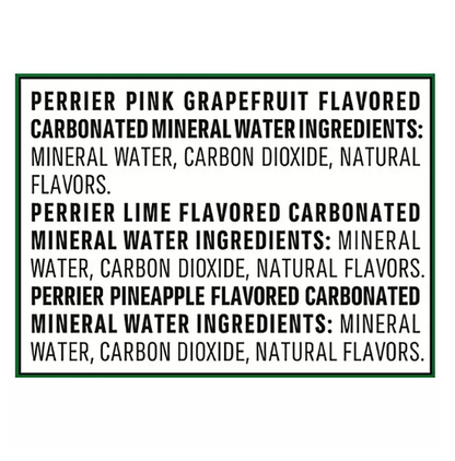 Perrier Carbonated Mineral Water Variety Pack (11.15 fl. oz., 24 pk.)