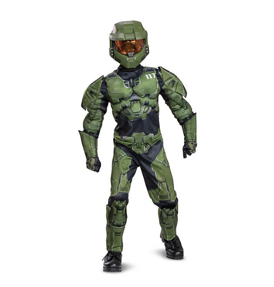 Disguise Boys' Halo Master Chief Deluxe Costume (Assorted Sizes)