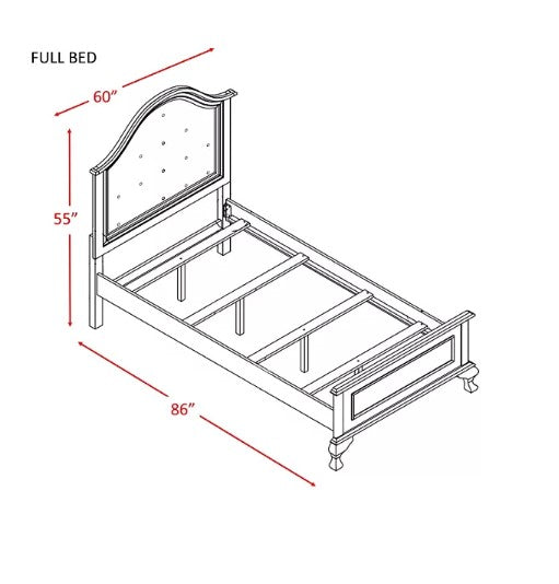 Jena Bed (Assorted Sizes)