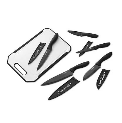 Cuisinart 11-Piece Cutlery Set and Cutting Board (Assorted Colors)