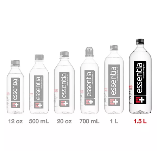 Essentia Bottled Water, Ionized Alkaline Water (1.5 L., 12 pk.)