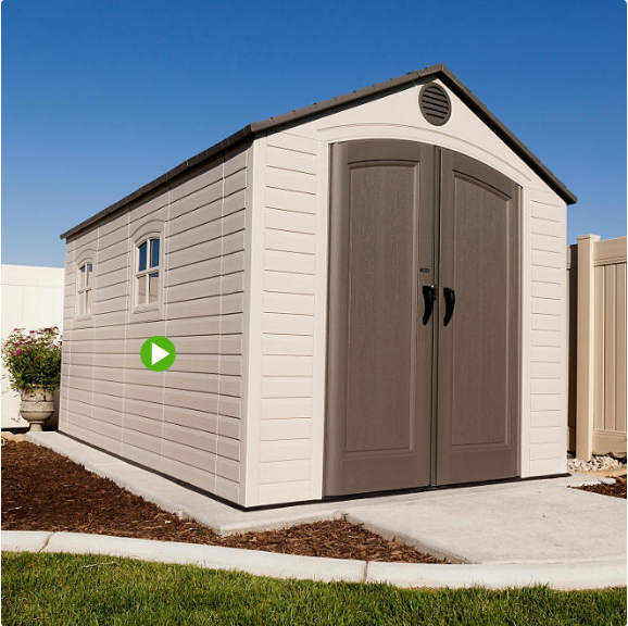 Lifetime 8' x 12.5' Outdoor Storage Shed