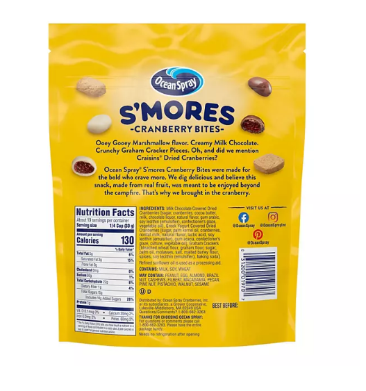 Ocean Spray S'mores Cranberry Bites (20 oz.)