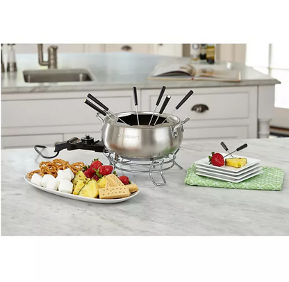 Cuisinart® 3 Quart Electric Fondue Set Suitable for Chocolate, Cheese, Broth or Oil