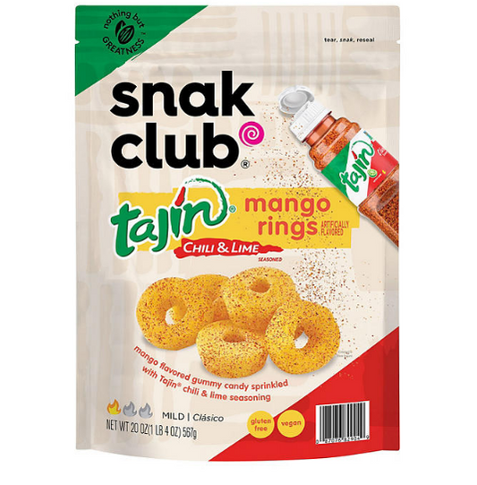 Snak Club Tajin Mango Rings (20 oz.)