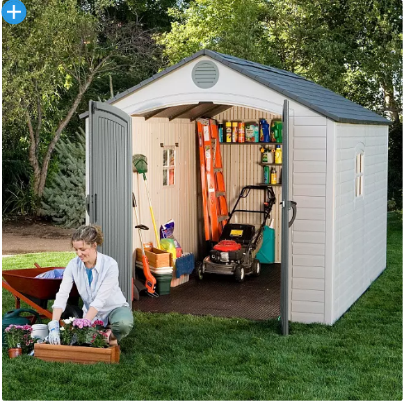 Lifetime 8' x 12.5' Outdoor Storage Shed