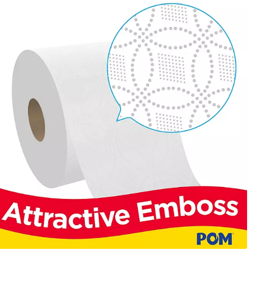 POM Bath Tissue, Septic Safe, 2-Ply, White (473 sheets/roll, 45 rolls)