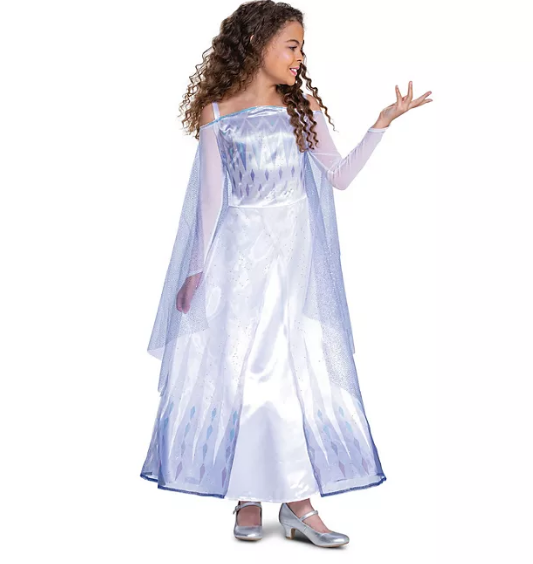 Disguise Snow Queen Elsa Prestige Gown (Assorted Sizes)