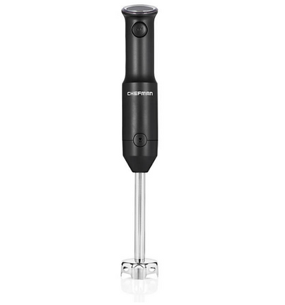 Chefman Cordless Portable Immersion Blender with One-Touch Speed Control