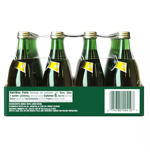 Perrier Sparkling Mineral Water - 11 oz. - 24 pk.