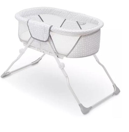 Delta Children EZ Fold Ultra Compact Travel Bassinet, Mirage (Choose Your Color)