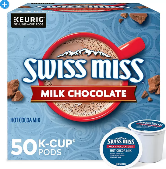 Swiss Miss Cocoa K-Cup Pods, Milk Chocolate (50 ct.)