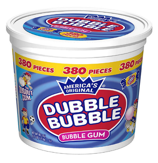 Dubble Bubble Bubble Gum (4.41lbs.)