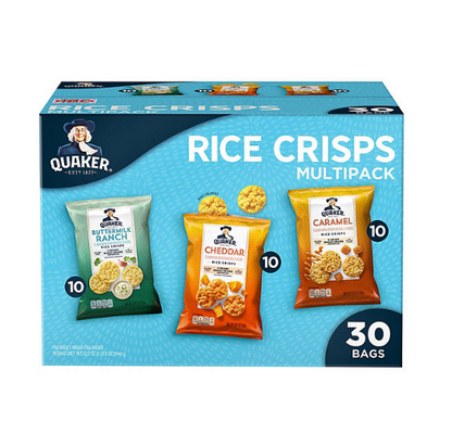 Quaker Rice Crisps Variety Pack (0.91 oz., 30 pk.)