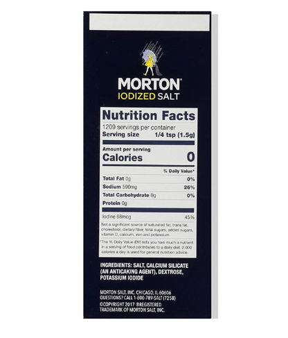 Morton Iodized Salt (4 lbs.)