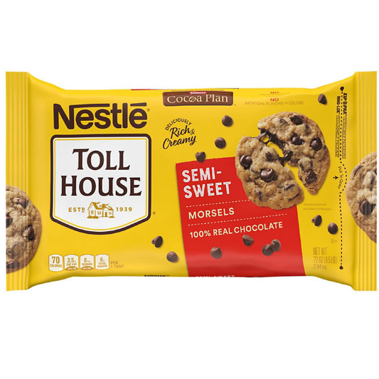 Nestle Toll House Semi-Sweet Chocolate Chips (72 oz.)