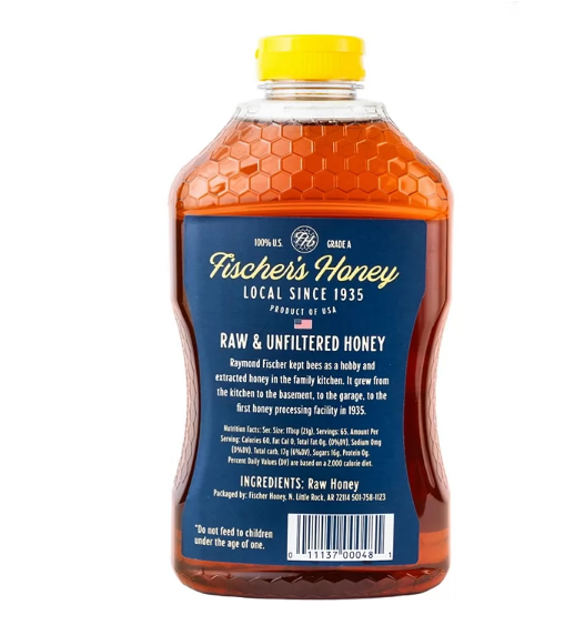 Fischer's Honey Raw and Unfiltered (48 oz.)