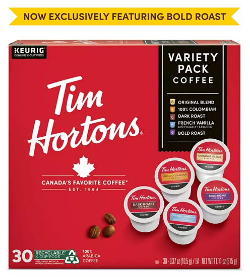 Tim Hortons Variety K-Cup Coffee Pods (90 ct.)