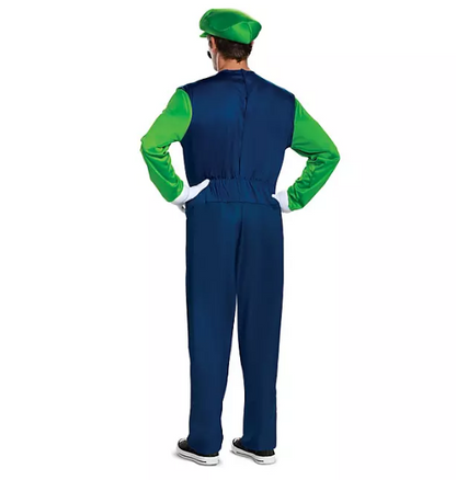 Disguise Luigi Deluxe Halloween Adult Costume (Assorted Sizes)