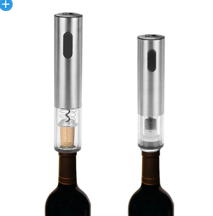 Kalorik Stainless Steel Wine Lovers Set with Opener and Preserver