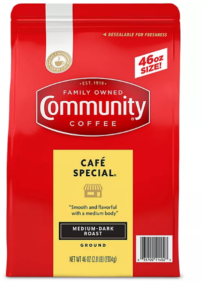 Community Coffee Ground, Cafe Special (46 oz.)